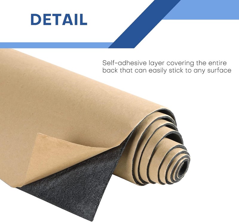 MYFULLY Sponge Neoprene Roll with Adhesive, Waterproof Foam Rubber Sheet Cut to Multiple Dimensions and Lengths for Shock Pad, Gaskets, DIY, Crafts (1/8" Thick x12 Wide x 54" Long) - Image 4